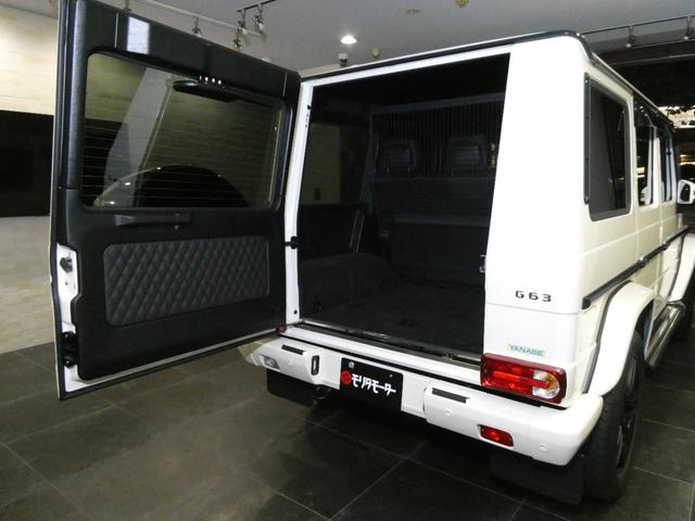 Ｇクラス Ｇ６３　最終モデル　右ハンドル　走行１．５万ｋｍ　毎年全ＭＢ席ディーラー記録簿７枚保管　ｄｅｓｉｇｎｏエクスクルーシブインテリアＰＫＧ　ミスティックホワイト　ＡｐｐｌｅＣａｒＰｌａｙ／ＡｎｄｒｏｉｄＡｕｔｏ対応後期型８インチナビ　屋内保管禁煙車両（76枚目）