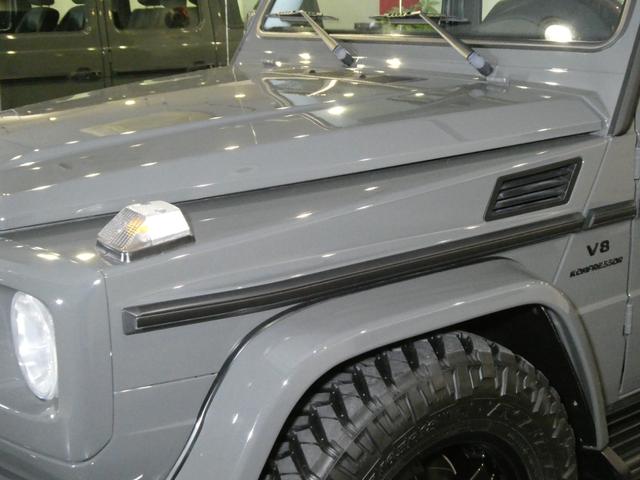 Ｇクラス Ｇ５５Ｌ　ＡＭＧ　ディーラー記録簿１１回　走行４．８万ｋｍ　５．５Ｌ　Ｖ８スーパーチャージャー　Ｆｅｒｒａｒｉ純正ヒストリックカラー　グリジオスクーロ／ＰＰＧ　ＮＩＴＴＯ　ＭＴタイヤ　クリアガラス　背面タイヤ反転ブラケット　ＣＡＲＯＺＺＥＲＩＡナビ　ドラレコ（15枚目）