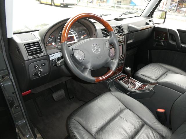 Ｇクラス Ｇ５５Ｌ　ＡＭＧ　ディーラー記録簿１１回　走行４．８万ｋｍ　５．５Ｌ　Ｖ８スーパーチャージャー　Ｆｅｒｒａｒｉ純正ヒストリックカラー　グリジオスクーロ／ＰＰＧ　ＮＩＴＴＯ　ＭＴタイヤ　クリアガラス　背面タイヤ反転ブラケット　ＣＡＲＯＺＺＥＲＩＡナビ　ドラレコ（38枚目）