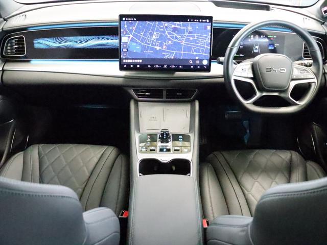 シーライオン ７ 　ＢＹＤ認定中古車　当店試乗車　航続距離５９０ｋｍ　パノラマサンルーフ　ナッパレザー　ＤＹＮＡＵＤＩＯ　ＡｐｐｌｅＣａｒＰｌａｙ対応　３６０°ビューカメラ　シートヒーター　ステアリングヒーター（8枚目）