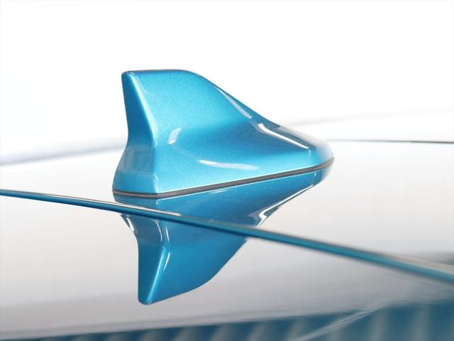 ラジオのアンテナはシャークフィンタイプになります　コンパクトかつスタイリッシュなデザインで感度も十分です