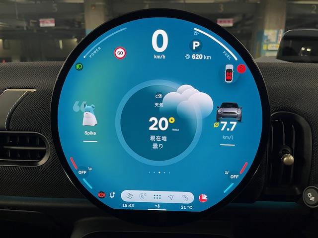 ＭＩＮＩ クーパーＣ　クラシック・トリム　５ドア　ブラックべスキンシート　ＯＰ１７インチアルミ　ナビ　ＥＴＣ　シートヒーター　バックカメラ（20枚目）
