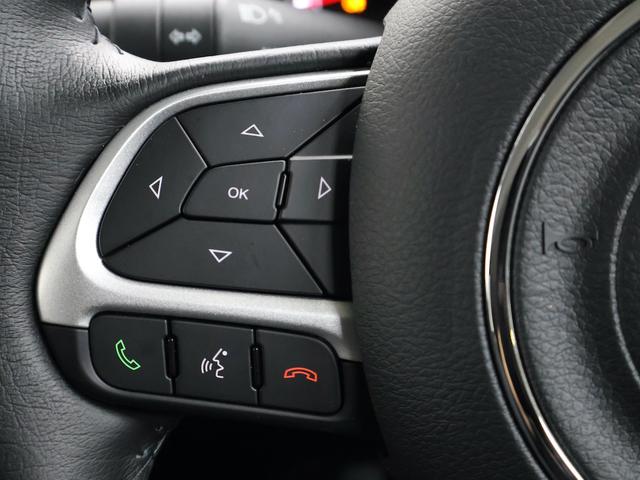 ジープ・レネゲード リミテッド　認定中古車　保証継承　元弊社代車　１７インチＡＷ　ＬＥＤヘッドライト　クルーズコントロール　レーンキープ　ブラインドスポット　リアカメラ　８．４インチタッチパネルモニタ　ナビ　ｃａｒｐｌａｙ　ＥＴＣ（57枚目）