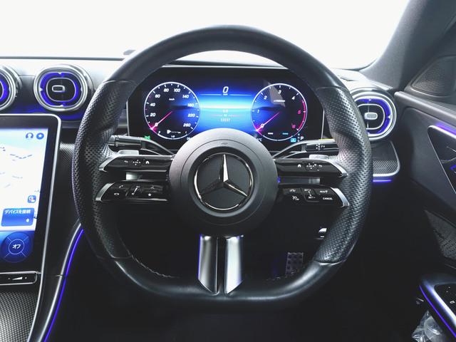 Cクラス C220 d アバンギャルド リアアクスルステアリング AMGライン ベーシックパッケージ Bluetooth接続 ETC LEDヘッドライト TV アイドリングストップ クルーズコントロール コネクテッド機能 サイドカメラ シートヒーター トランクスルー(13枚目)