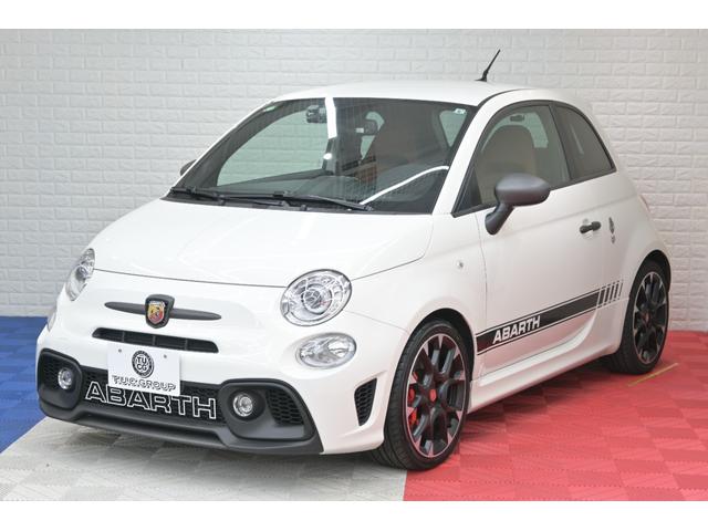 アバルト595 コンペティツィオーネ 左H 5MT Sabeltブラウンスポーツシート レコードモンツァ 純正タッチスクリーン Carplay ブレンボレッドキャリパー カーボンスカッフプレート 純正17インチAW 2年保証付(14枚目)