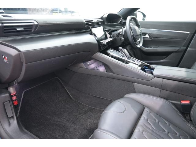 ５０８ ＧＴ　ブルーＨＤｉ　プレミアムレザーエディション　ＡＣＣ　ブラックナッパレザー　パノラマサンルーフ　純正タッチスクリーン　ＣａｒＰｌａｙ　３６０カメラ　ナビＴＶ　フルセグ　レーンキープＡ　フルパークアシスト　純正１８インチＡＷ　２年保証付（5枚目）