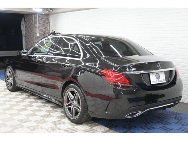 Ｃクラス Ｃ２００ローレウスエディションスポーツプラスパック　レーダーセーフティＰ　ＡＣＣ　ＢＳＭ　黒革　ヒーター＆ベンチレーター　純正ＨＤＤナビ　フルセグ　Ｂカメラ　ＣａｒＰｌａｙ　ＡＭＧエアロ＆１８インチＡＷ　エアマチックサス　ヘッドアップＤ　２年保証付（18枚目）