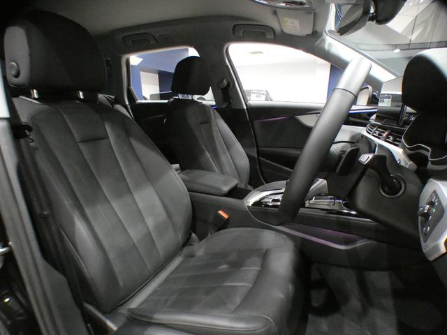 上質な質感のブラックパーシャルレザーシートを採用しております！メモリー付パワーシート、ランバーサポート機能も装備！全席シートヒーターを装備しており、同乗者の方も快適なドライブをお過ごし頂けます！