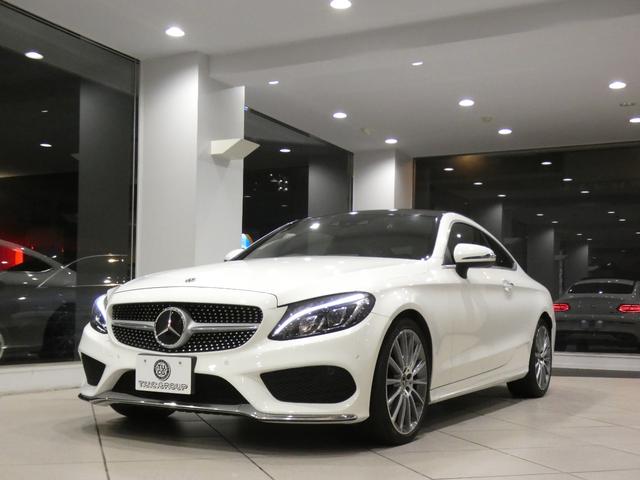 Cクラス C180クーペ スポーツ +PKG/レーダーセーフティ/キーレスゴー/黒革/パノラマSR/ヘッドアップDSP/ナビTV/Meコネクト/Bカメラ/PTS/LEDライト/AMGスタイリング&19AW/2年保証(4枚目)