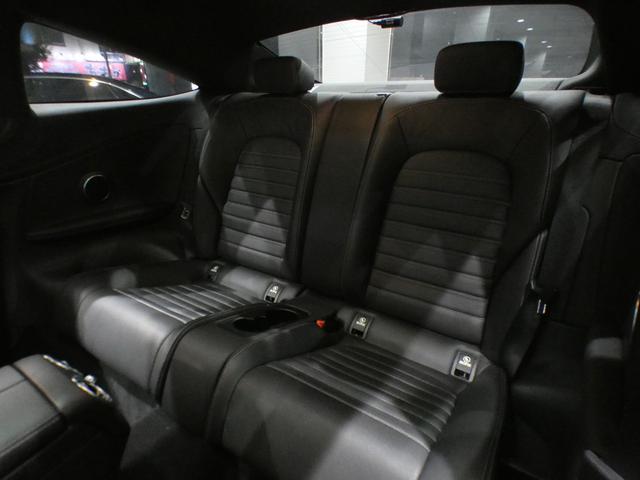 Cクラス C180クーペ スポーツ +PKG/レーダーセーフティ/キーレスゴー/黒革/パノラマSR/ヘッドアップDSP/ナビTV/Meコネクト/Bカメラ/PTS/LEDライト/AMGスタイリング&19AW/2年保証(27枚目)