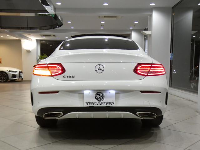 Cクラス C180クーペ スポーツ +PKG/レーダーセーフティ/キーレスゴー/黒革/パノラマSR/ヘッドアップDSP/ナビTV/Meコネクト/Bカメラ/PTS/LEDライト/AMGスタイリング&19AW/2年保証(33枚目)