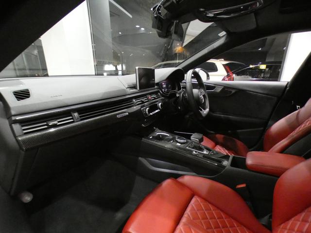 Ｓ５スポーツバック ベースグレード　レザー＆アシスタンスＰＫＧ／追ＡＣＣ／レーン＆サイドアシスト／赤革／マッサージ／ヒーター／パノラマＳＲ／Ｂ＆Ｏサウンド／バーチャルＣＰ／マトリクスＬＥＤ／１９ＡＷ／赤ブレーキキャリパー／２年保証（5枚目）