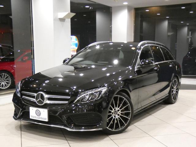 Cクラスステーションワゴン C250 ステーションワゴン スポーツ レーダーセーフティPKG/黒革/ヒーター/ブルメスター/ナビTV/ヘッドアップDSP/Bカメラ/PTS/LEDライト/アンビエントライト/オートテールゲート/AMGスタイリング&19AW/2年保証(2枚目)