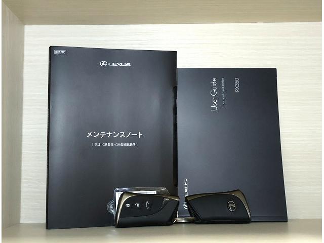 RX RX350 Fスポーツ 認定中古車CPO ムーンルーフ ルーフレール 寒冷地仕様 F専用オレンジブレーキキャリパー アドバンストパーク デジタルインナーミラー ドライブレコーダー 輻射ヒーター フロアマット ナンバーフレーム(20枚目)