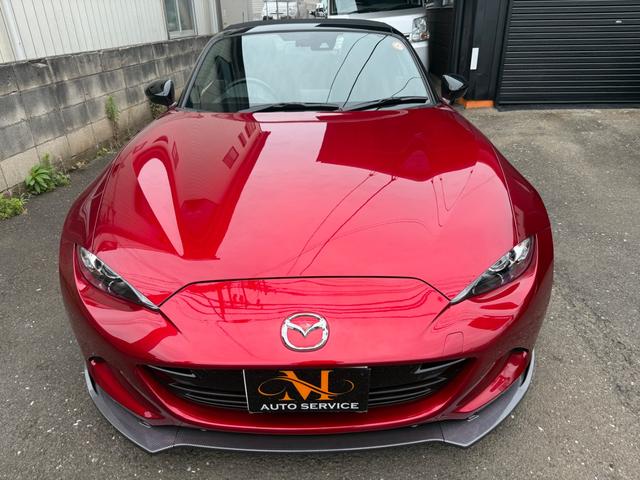ロードスター Ｓスペシャルパッケージ　カーボン調フロントスポイラー　車高調　社外マフラー　フルセグテレビ　ナビ　ＥＴＣ　　ＬＥＤヘッドライト　リヤワイドドレッドスペイサー　プッシュスタート　テレビキット（23枚目）