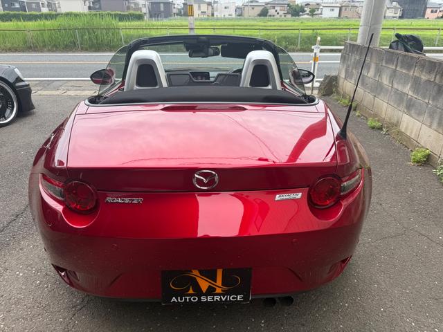 ロードスター Ｓスペシャルパッケージ　カーボン調フロントスポイラー　車高調　社外マフラー　フルセグテレビ　ナビ　ＥＴＣ　　ＬＥＤヘッドライト　リヤワイドドレッドスペイサー　プッシュスタート　テレビキット（28枚目）
