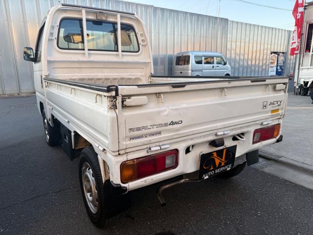 アクティトラック SDX 4WD 5速マニュアル車 ラジオ 荷台マット アオリゴムカバー 社外シフトノブ(9枚目)