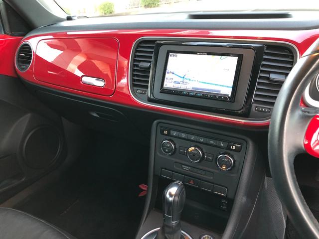 ザ・ビートル デザインレザーパッケージ　革シート純正ＡＷＳヒーターＢカメラ社外ナビＴＶ（34枚目）