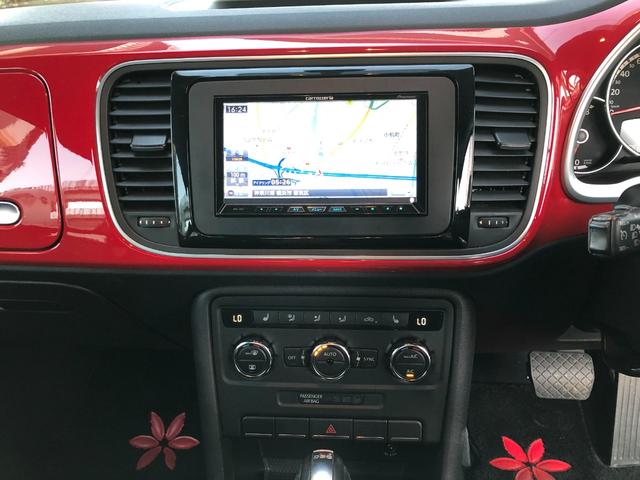 ザ・ビートル デザインレザーパッケージ　革シート純正ＡＷＳヒーターＢカメラ社外ナビＴＶ（35枚目）