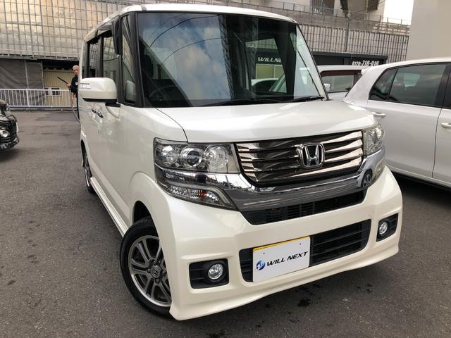 Ｎ－ＢＯＸカスタム Ｇ・Ａパッケージ　社外ナビＢカメラ左パワースライドＥＴＣプッシュスタートＢｌｕｅｔｏｏｔｈオーディオ（5枚目）