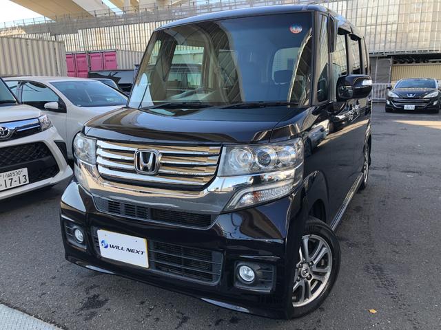 Ｎ－ＢＯＸカスタム Ｇ・Ｌパッケージ　１オーナーＥＴＣ純正ＡＷナビＴＶ片側電動スライド（2枚目）