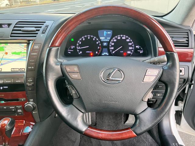 LS LS460 Iパッケージ パワートランクリッド クリアランスソナー 純正ナビ 黒革シート シートヒーター&ベンチレーター ステアリングヒーター(38枚目)