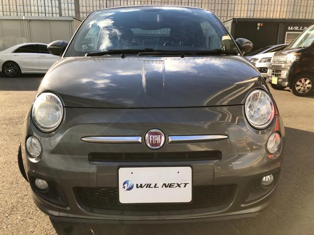 ５００Ｓ ツインエア　５速ＭＴカロナビ純正１５ＡＷハーフ革ドリホ（5枚目）