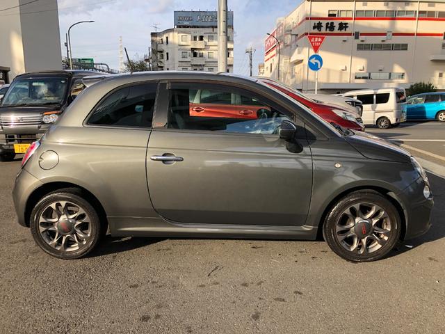 ５００Ｓ ツインエア　５速ＭＴカロナビ純正１５ＡＷハーフ革ドリホ（9枚目）