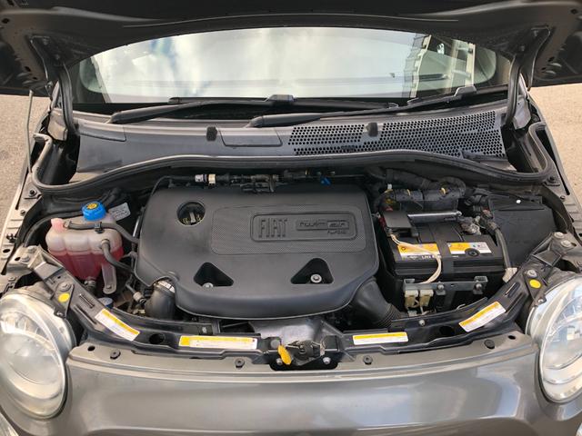 ５００Ｓ ツインエア　５速ＭＴカロナビ純正１５ＡＷハーフ革ドリホ（18枚目）