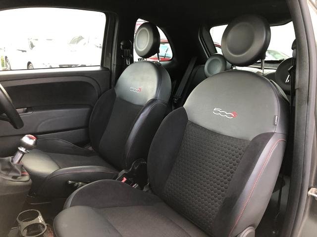 ５００Ｓ ツインエア　５速ＭＴカロナビ純正１５ＡＷハーフ革ドリホ（25枚目）