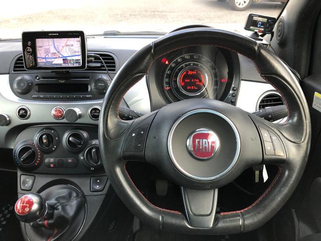 ５００Ｓ ツインエア　５速ＭＴカロナビ純正１５ＡＷハーフ革ドリホ（32枚目）