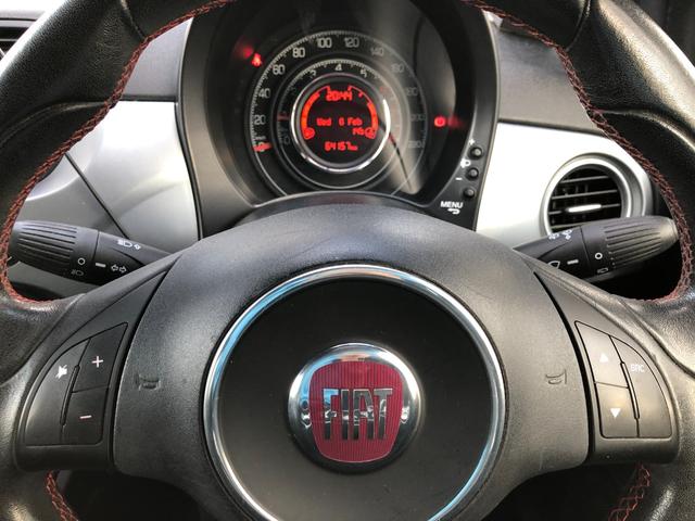 ５００Ｓ ツインエア　５速ＭＴカロナビ純正１５ＡＷハーフ革ドリホ（33枚目）