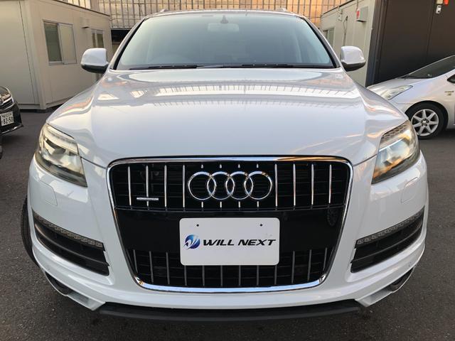 Ｑ７ ３．０ＴＦＳＩクワトロ　ＥＴＣ純正ＡＷナビＢカメＴＶＢＴ黒革シートヒーター（4枚目）
