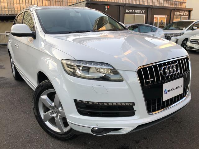 Ｑ７ ３．０ＴＦＳＩクワトロ　ＥＴＣ純正ＡＷナビＢカメＴＶＢＴ黒革シートヒーター（5枚目）