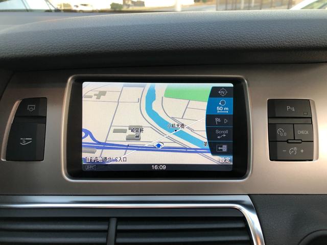 Ｑ７ ３．０ＴＦＳＩクワトロ　ＥＴＣ純正ＡＷナビＢカメＴＶＢＴ黒革シートヒーター（34枚目）