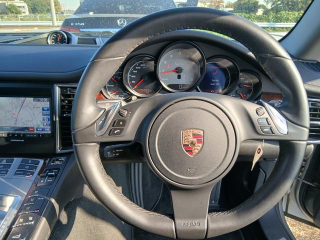 パナメーラ S ハイブリッド スポーツクロノPKGサンルーフ純正AWナビ黒革ベンチレーション(7枚目)