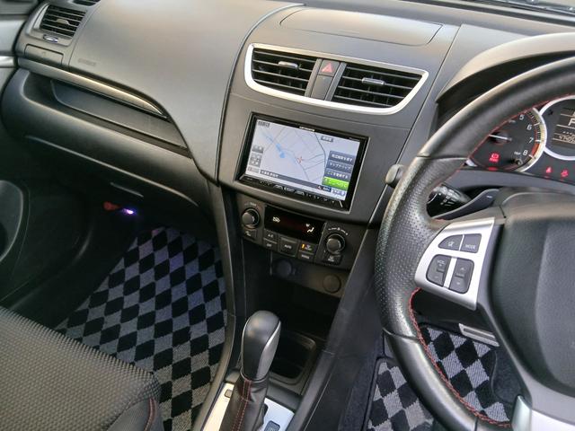 スイフトスポーツ ベースグレード　ＥＴＣ純正ＡＷ社外ナビ地デジＨＩＤパドルシフト（35枚目）