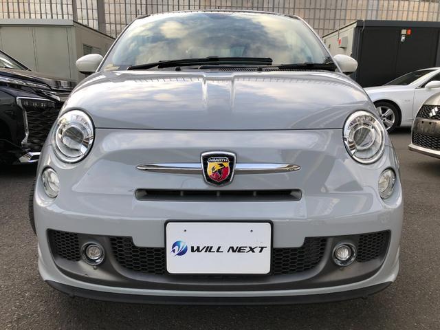 アバルト５９５ ツーリズモ　Ｒ７．１０タイベル交換済ＥＴＣパドル純正１７ＡＷ黒革（4枚目）