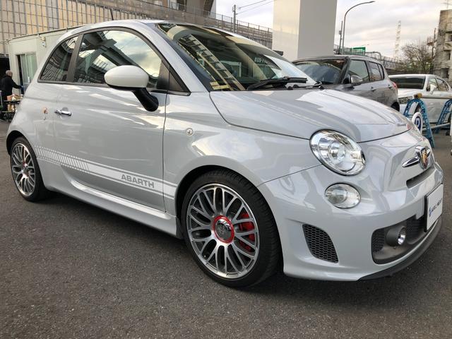 アバルト５９５ ツーリズモ　Ｒ７．１０タイベル交換済ＥＴＣパドル純正１７ＡＷ黒革（8枚目）