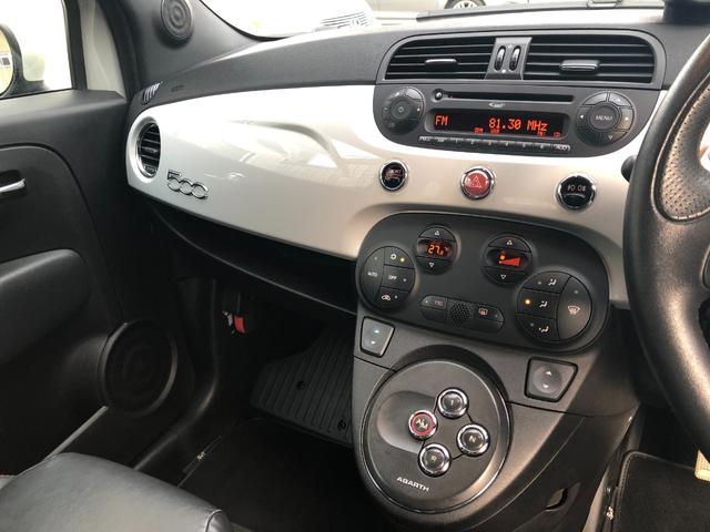 アバルト５９５ ツーリズモ　Ｒ７．１０タイベル交換済ＥＴＣパドル純正１７ＡＷ黒革（31枚目）