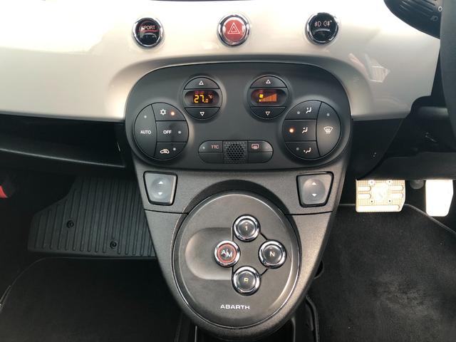 アバルト５９５ ツーリズモ　Ｒ７．１０タイベル交換済ＥＴＣパドル純正１７ＡＷ黒革（34枚目）