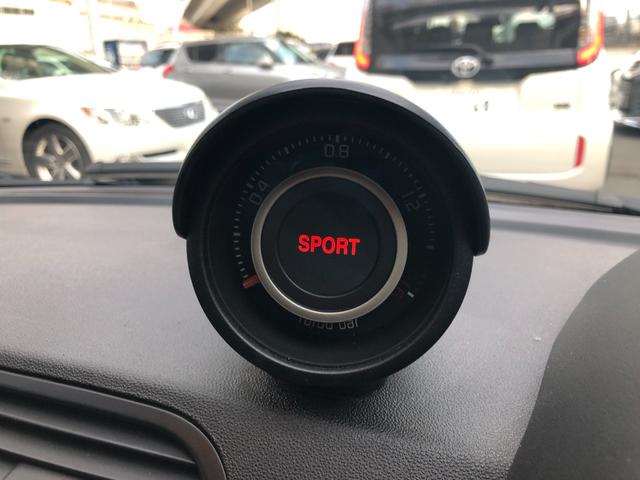 アバルト５９５ ツーリズモ　Ｒ７．１０タイベル交換済ＥＴＣパドル純正１７ＡＷ黒革（37枚目）