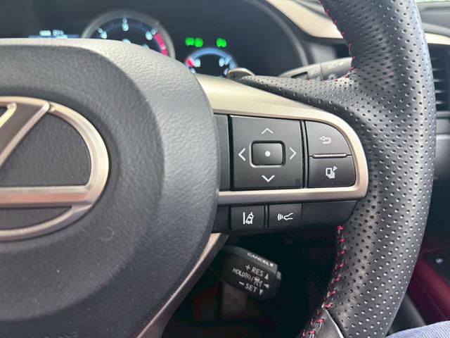 ＲＸ ＲＸ３００　Ｆスポーツ　３眼ＬＥＤヘッドライト・ＨＵＤ・パノラマハーフ・赤革シート＆ベンチレーション・ハンドルヒーター＆シートヒーター・置くだけ充電・サイド＆バックカメラ・ＴＶジャンパー・メーカーＯＰナビ（27枚目）