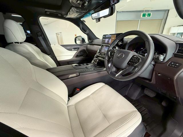 ＬＸ ＬＸ６００　４ＷＤ　モデリスタエアロ・セキュリティ・　　　マークレビンソン・リアエンターテイメント・クールボックス・ホワイト＆ダークセピア・デジタルインナーミラー・置き充電・ドラレコ前後（51枚目）