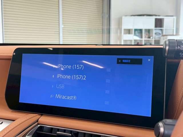 ＬＣ ＬＣ５００　ＩＴＳコネクト・カラーＨＵＤ・セミアリニン本革・アルカンターラメーターフード・３６０度カメラ・切削光輝＋スーパーグロス・ブラックメタリックＡＷ・Ａｐｐｌｅｃａｒｐｌａｙ（41枚目）