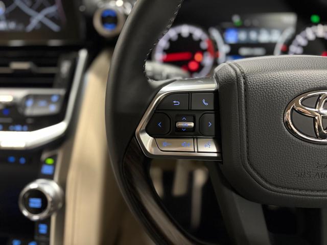 ランドクルーザー ZX 新車保証 リアエンターテイメント クールボックス 空気圧警報システム ブラックルーフレール Tコネクトナビ(16枚目)