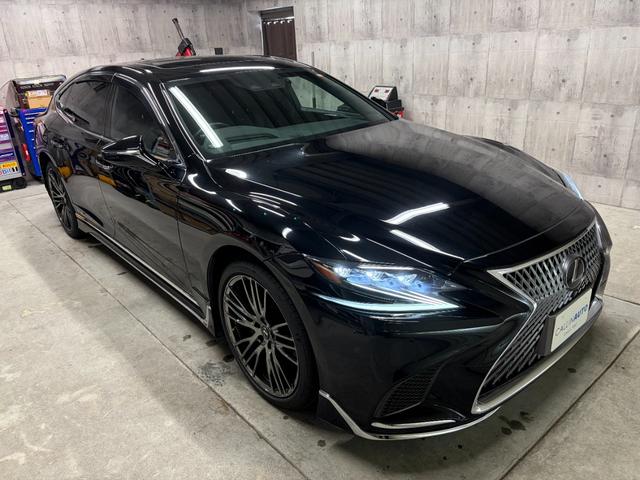 LS LS500h エグゼクティブ 1年保証 サンルーフ リアエンターテイメント マークレビンソン OP21インチAW リフレッシュシート デジタルインナーミラー 360カメラ HUD 黒革 シートヒーター&クーラー パワートランク(4枚目)