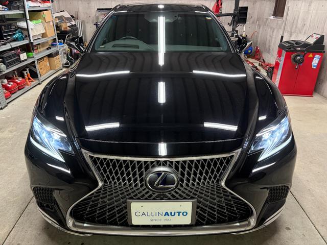 LS LS500h エグゼクティブ 1年保証 サンルーフ リアエンターテイメント マークレビンソン OP21インチAW リフレッシュシート デジタルインナーミラー 360カメラ HUD 黒革 シートヒーター&クーラー パワートランク(5枚目)
