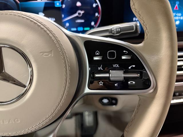GLS GLS600 4マチック 1年保証 マホガニーブラウンナッパレザー ブラウンウォールナット 後席左右独立シート クーリングボックス 専用シャンパングラス格納 リアエンターテイメント ブルメスター3Dサラウンド 360カメラ(18枚目)