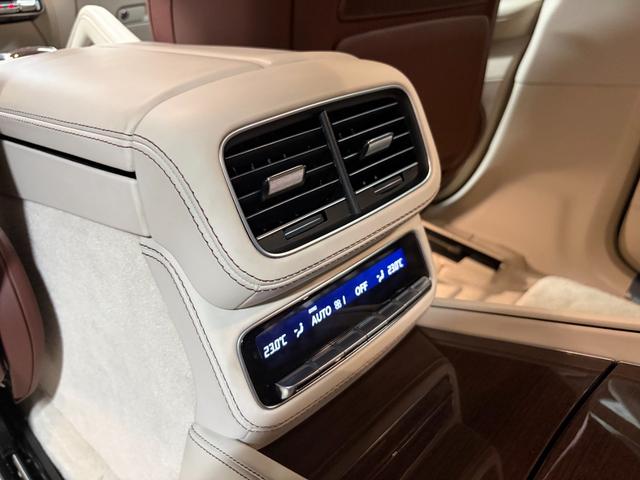 GLS GLS600 4マチック 1年保証 マホガニーブラウンナッパレザー ブラウンウォールナット 後席左右独立シート クーリングボックス 専用シャンパングラス格納 リアエンターテイメント ブルメスター3Dサラウンド 360カメラ(29枚目)